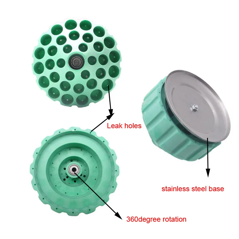 35holes Jade Carving Tool Storage Box Reinforced Plastic Tool Box Tool Parts Box Grinding Needle Box