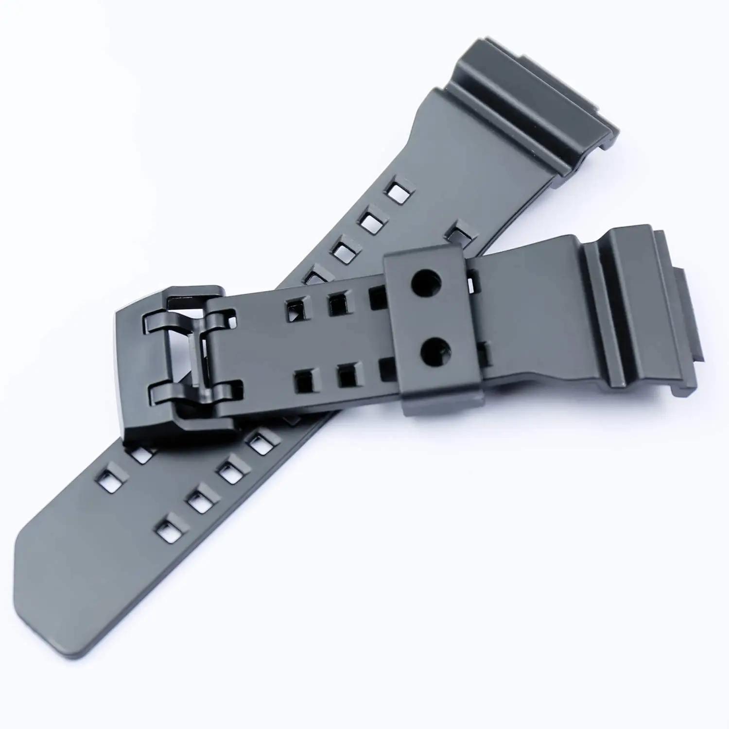 Resin strap pin buckle for Casio G-shock GA400 GBA400 outdoor sports waterproof rubber strap men and women watch accessories