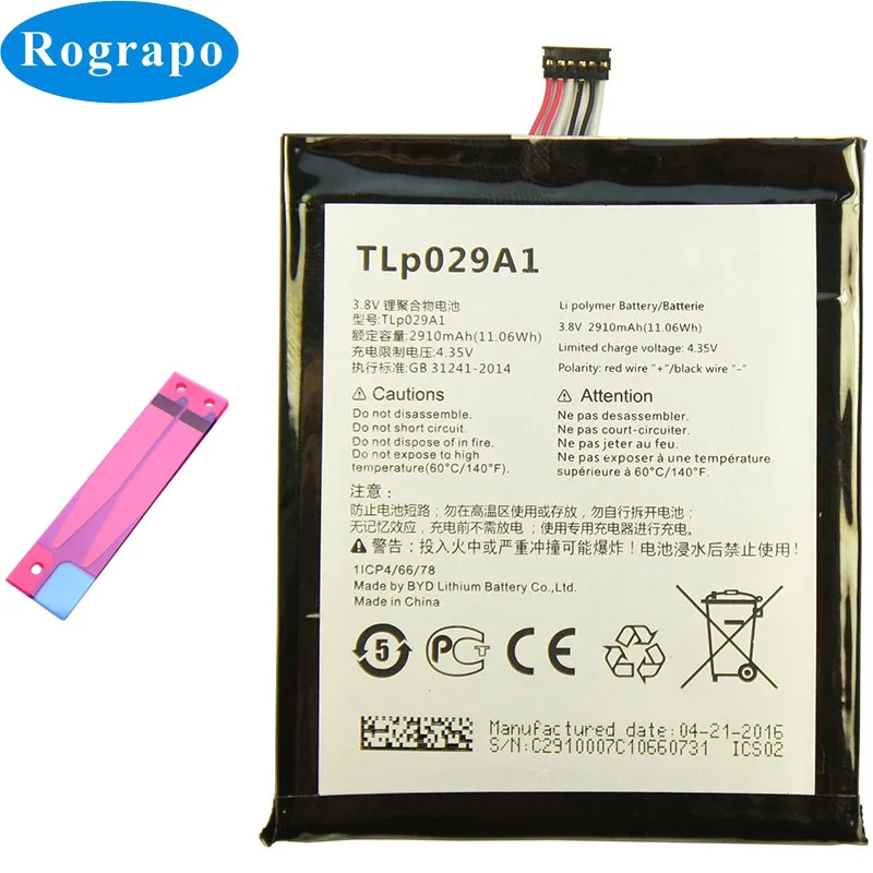 

TLp029A1 TLp029AJ Replacement Battery For Alcatel OneTouch Pop 3 5.5 3G OT 5025D 5025E 5025X 5025N OT-5025 OT-5025D Mobile Phone