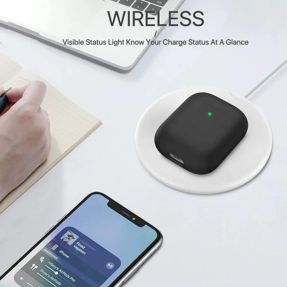 에어팟 3/ 2/1 용 실리콘 커버, 이어폰 액세서리, 부드럽고 귀여운 에어팟 2, 범퍼 프로텍터, 에어팟 애플 에어팟 3 용 케이스