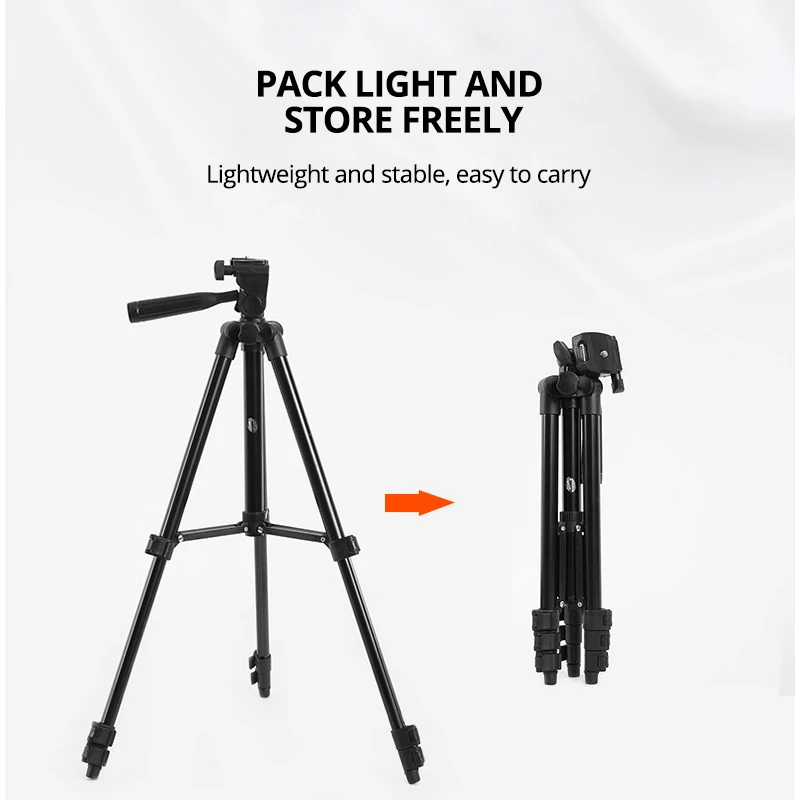 Telefoon Statief Draagbare Gsm Houder Voor Iphone 13 Xiaomi Lichtgewicht Camera Statief Voor Gopro Dslr Met Afstandsbediening