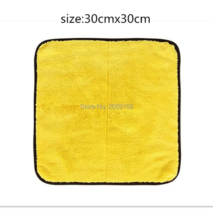 30x30CM Car Wash Microfiber Cleaning Towel For SUBARU Xv Forester 2016 impreza outback sti legacy VW POLO PASSAT JETTA GOLF Skod