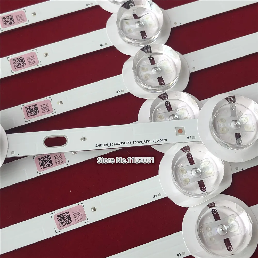 แถบไฟ LED สำหรับ55PUS8700/12 55PUS8909C TX-55CR430E TX-55CR430B 55CA9550 L55H9600A-CUD LED55XT810X3DU SVS550AB5 2014CURVED55-FCOM9
