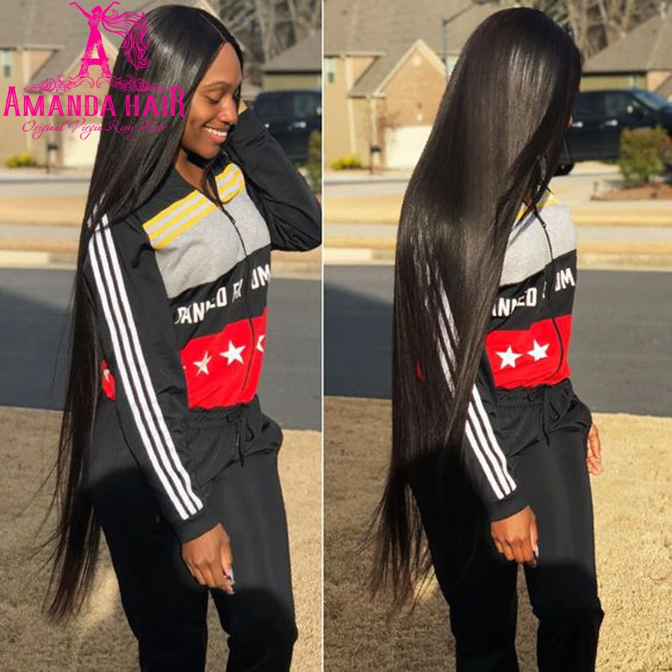 30 Inch Bundles Straight Human Hair Extension 100% Human Hair Bundles 32 34 36 38 40 Inch Hair Weave Bundles Brazilian Remy Hair