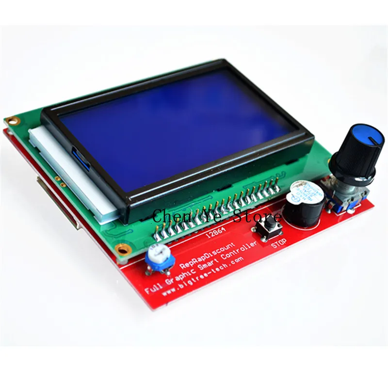 3D Printer Parts LCD 12864 LCD Control Panel 12864lcd display for 3D Printer Smart Controller RAMPS1.4