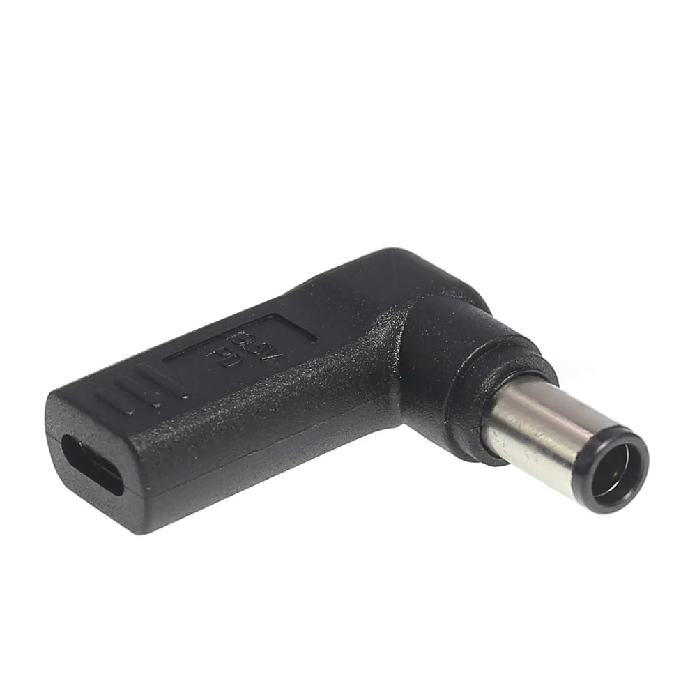 19.5V rodzaj USB C kobieta do 7.4*5.0mm męski wtyk Dc konwerter zasilacz ładowarka do laptopa złącze do Dell 7.4X5.0mm