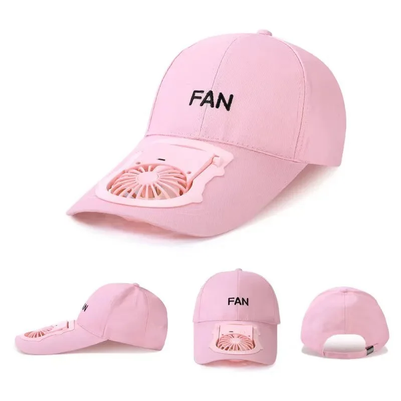 Foreign Trade Explosion Charging New Usb Rechargeable Fan Hat Sun Protection Adult Hat Sun Protection Visor Cap