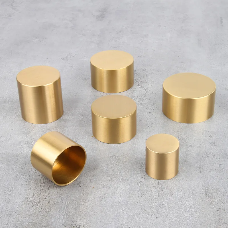 

4pcs/set Luxury Pure copper brass table chair dining chair cabinet foot cover protective cover thickness 1.5mm