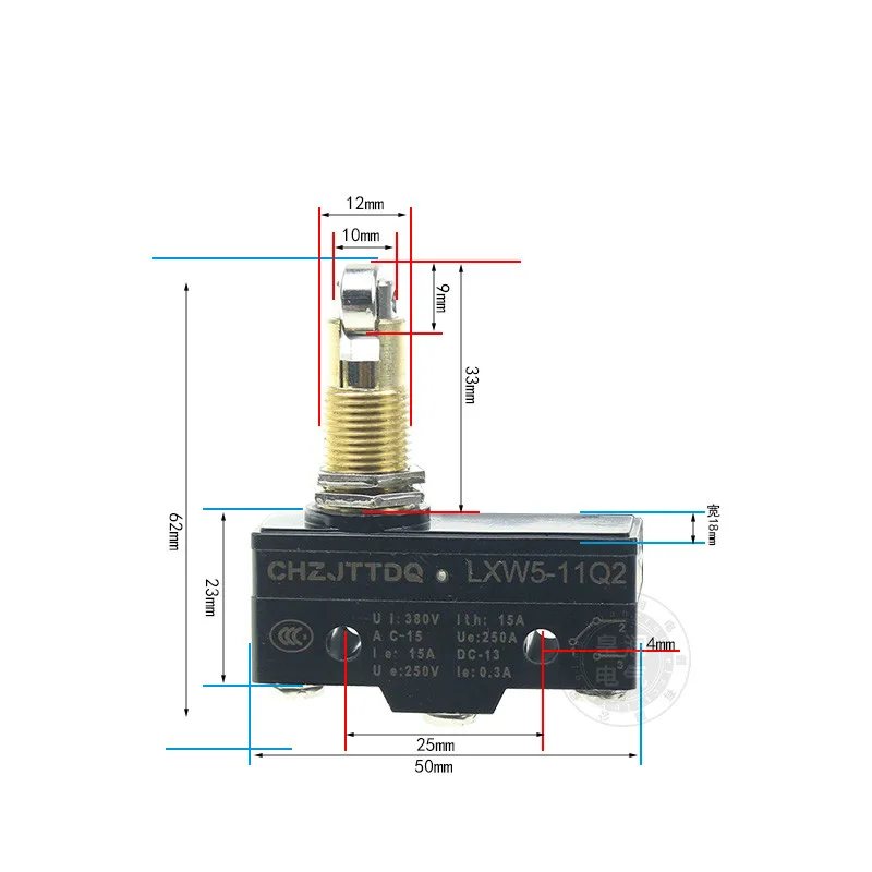 1PCS Travel Switch Limit Switch Microswitch Lxw5-g1 G2 G3 Q1 Q2 N1 D1 11m