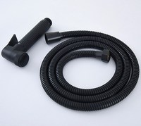 1.5m Black Oil Rubbed Brass Flexible Bathroom Hand Held Shower Hose and Bidet Hand-held Sprayer Toilet Spray Shower Head mhh068