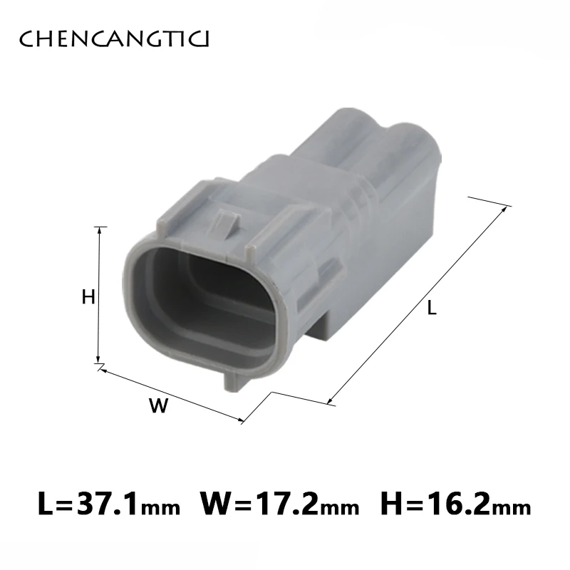 1 Juego de conector automático Sumitomo de 2 pines macho hembra, enchufe de lámpara de luz antiniebla, enchufe de Radar inverso para Baojun Toyota