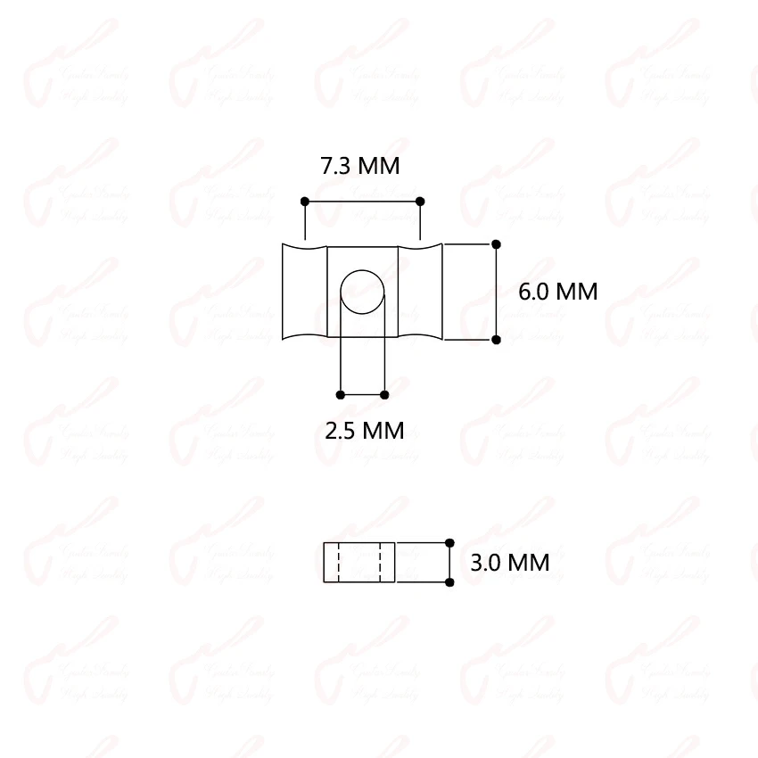 1 Set High Quality  Electric Guitar String Retainer String Guide For ST TL