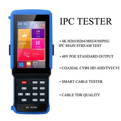 POE 9310 wifi 4.3 inch 5 in one Touchscreen CCTV Tester for 4K IPCamera/AHD/CVI/TVI/CVBS BNC Network Cable Tester