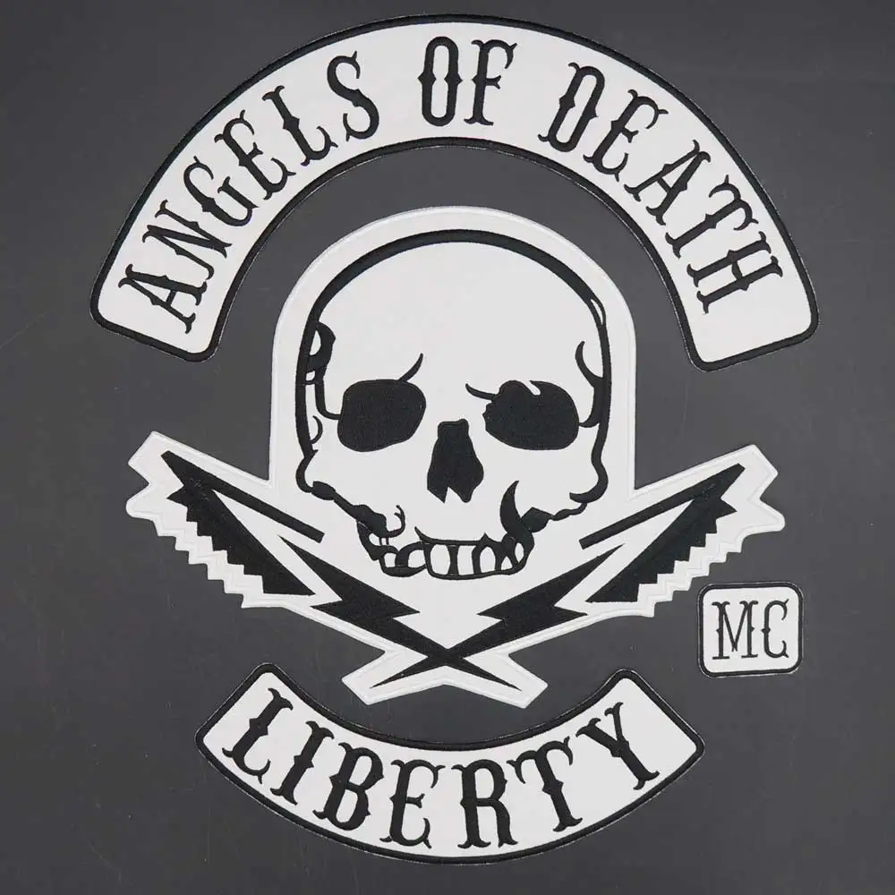 Angels of Death Liberty MC Embroidery Patch Badge Clothes Stickers Apparel Accessories