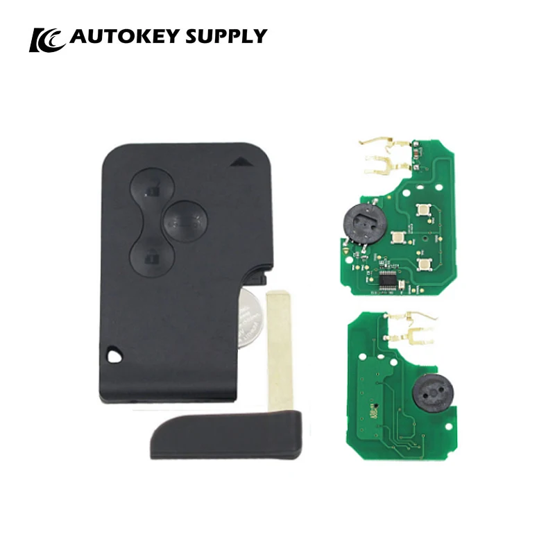 For Renault Megane 3 Button Smart Card Without Logo (433 Mhz)  Autokeysupply AKRNC404