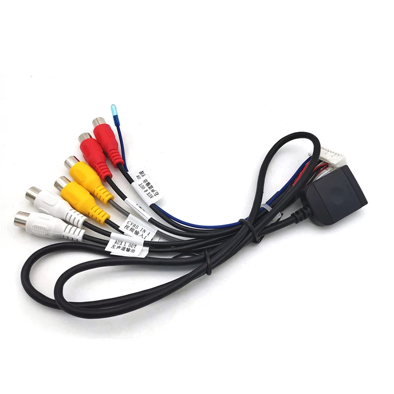 

20 pin Extended Interface Android Head Unit Stereo RCA AUX-IN/OUT Cable With 4G SIM card slot