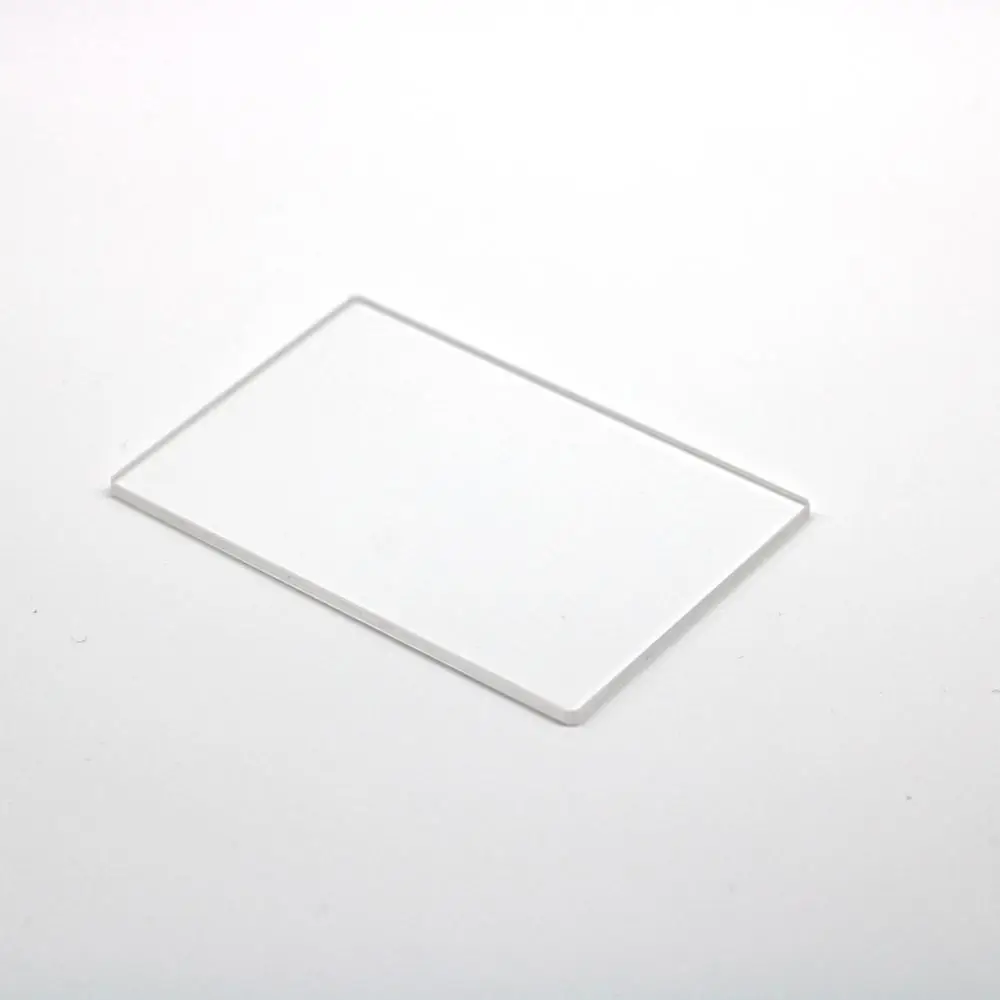 10 pezzi dimensioni totali 29.5x21.5x1mm lastra di vetro al quarzo uv trasparente JGS2
