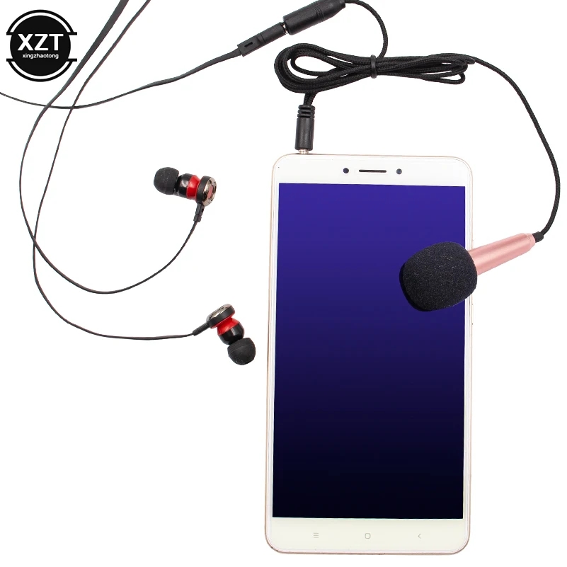 Nuevo micrófono de solapa profesional de 3.5mm, tipo estudio, para computadora, iPhone, iPad, karaoke 3