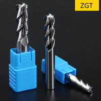 1PC Aluminum CNC Cutter Endmill HRC50 3 Flute Carbide Milling Cutter Aluminum Copper Wood Milling Tools End Mill 16mm 18mm 20mm