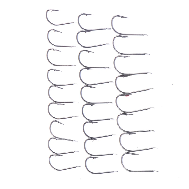 HOT SALE  100PCS 1 Box High Carbon Steel Circle Owner Fishing Hooks Freshwater Fishhook Hole Strong Carp Fish Tackle