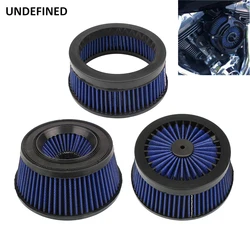 Blue Air Filter Repalecment Element For Harley Touring Sportster Iron 883 XL 1200 Dyna FXR Softail Fatboy FLST FXDLS Universal