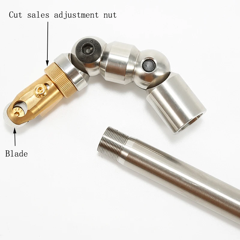 Angle Adjustable Joint Hollowing Turning Tool Cutting Volume Controllable  With Aluminum Handle