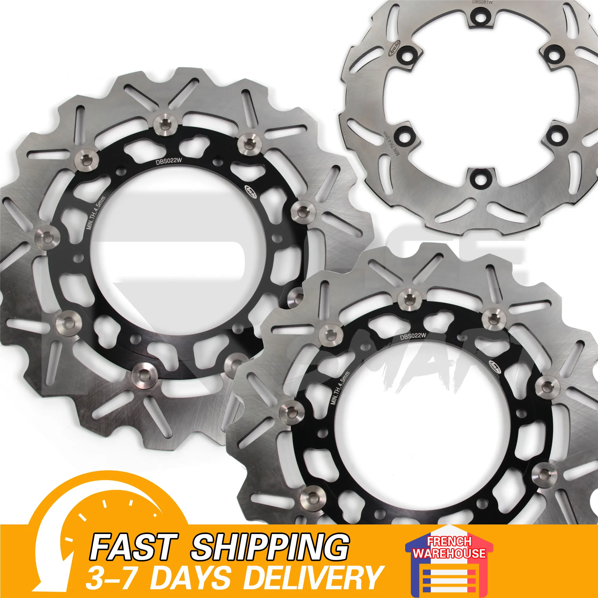 FZS1000 FAZER 2001-2005 Motorcycle CNC Floating Front Rear Brake Disk Discs Rotors For YAMAHA XJR 1300 XJR1300 1999-2017 2000