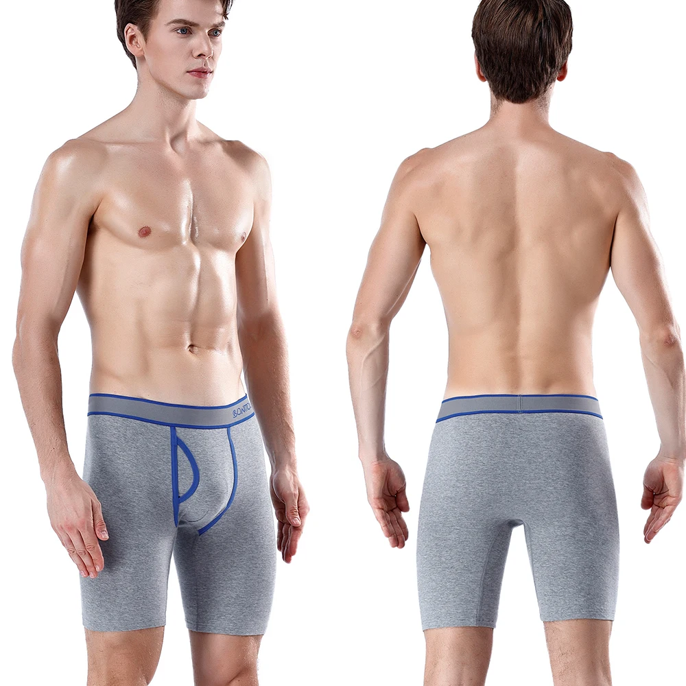 SRBONITOS Long Boxer For Men Underwear High Quality Coton Men\'s Panties Man Underpants Boxershorts Shorts Calvin Calecon Sexy