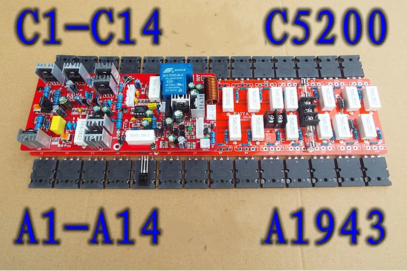 Nouveau panneau d'amplificateur Audio domestique à 1900 canaux, Tube C5200 a1953 1.0 W Mono haute puissance