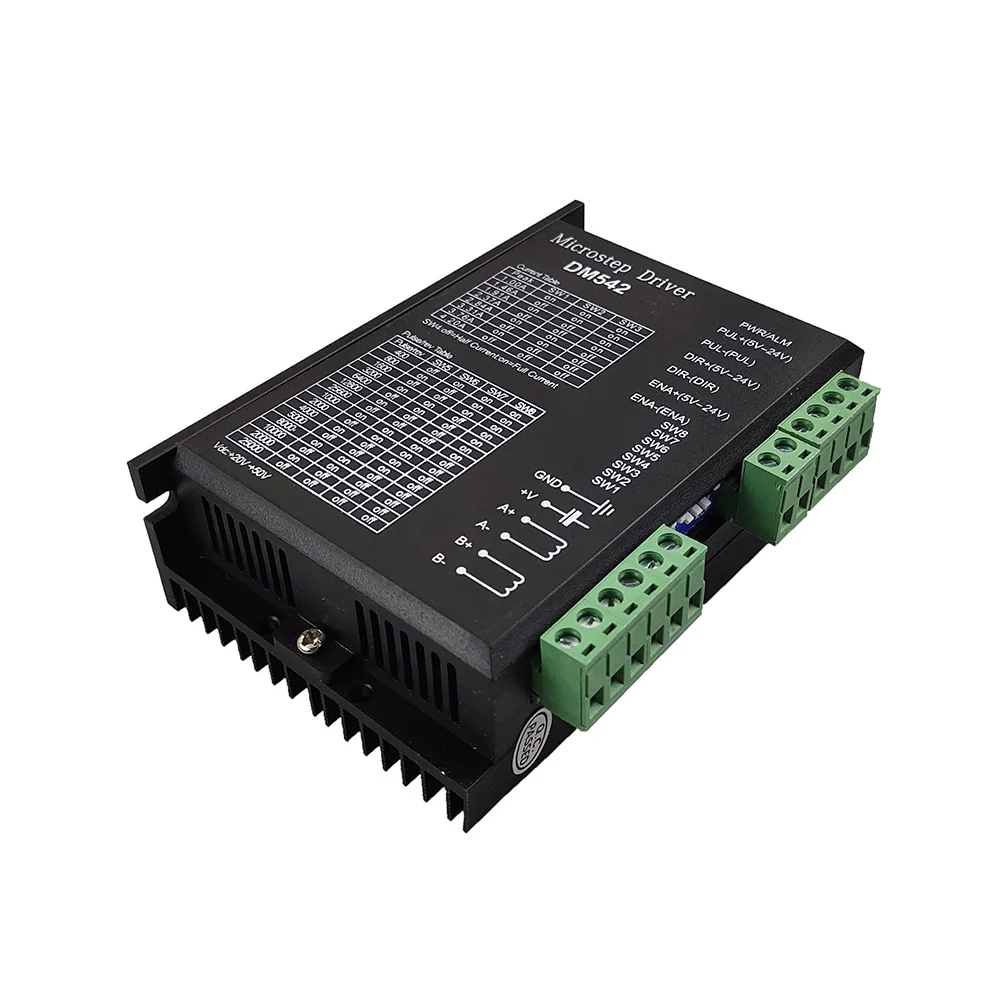 

2-phase Digital Stepper Motor Driver DM542 DC24V-50V For 42/57(NEMA17/23) Series Stepper Motor 1.0-4.2A