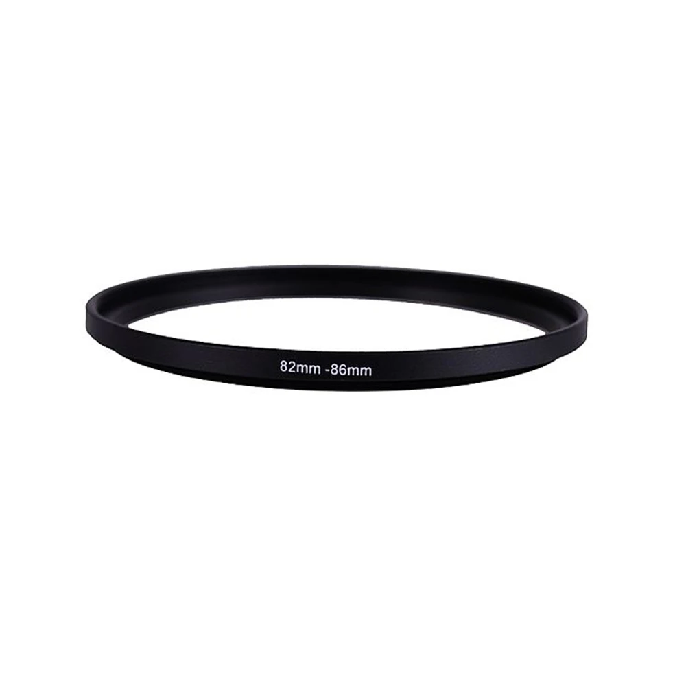 82mm-86mm 82-86 mm 82 to 86 Step Up Lens Filter Metal Ring Adapter Black