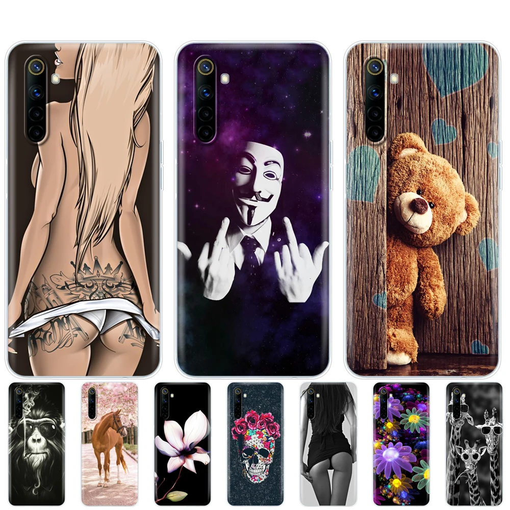 For Realme 6 Case Realme 6 Pro Case Realme 6s Case Silicon Soft TPU Back Phone Cover For OPPO Realme6 6Pro Realme6Pro Case Shell