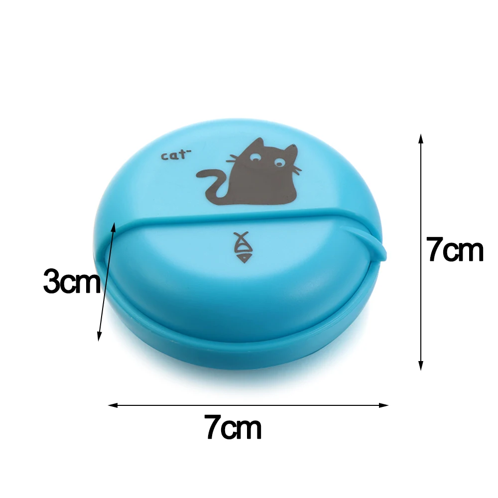 1pcs Headphone Cable Box Round Headphone Storage Box Rotating Cover Earphone Container Home Accessories Cute Data Line Box Case