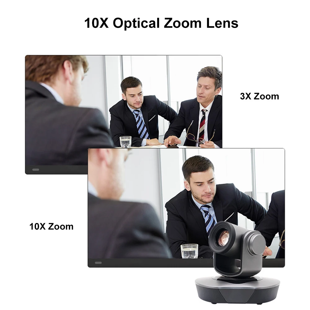 HD 1080P USB2.0 Conference Camera Fixed Lens 3X 10X 12X Zoom PTZ Camera For Metting Telemedicine Remote Teaching