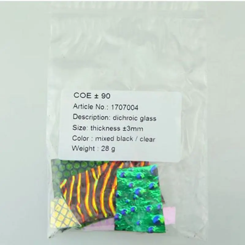 Fashionable Dichroic Glass COE90 Microwave Kiln Fusing Glass 5bags/lot