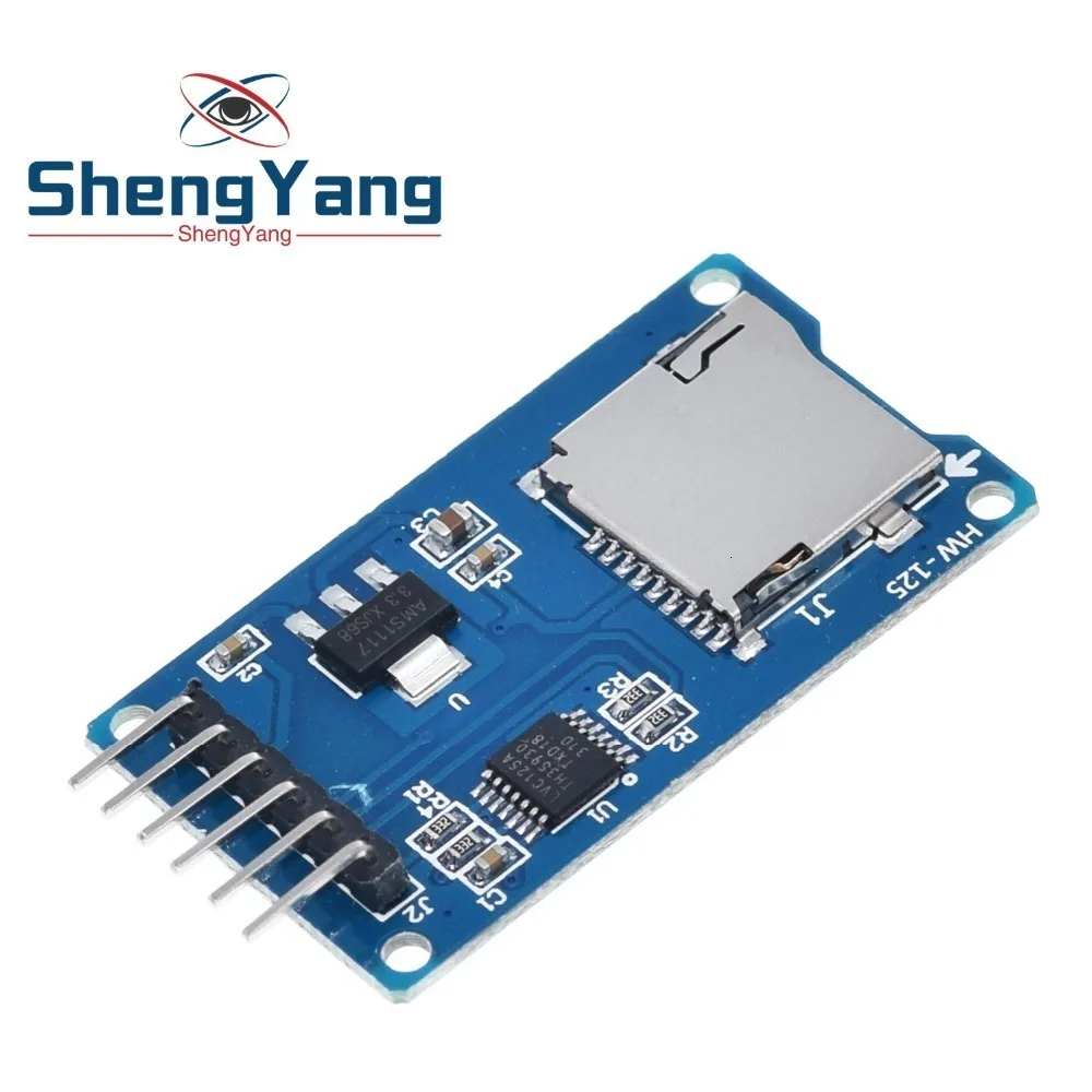 TZT Micro SD Speichererweiterungsplatine Micro SD TF Karte Memory Shield Modul SPI für Arduino – Detail 5