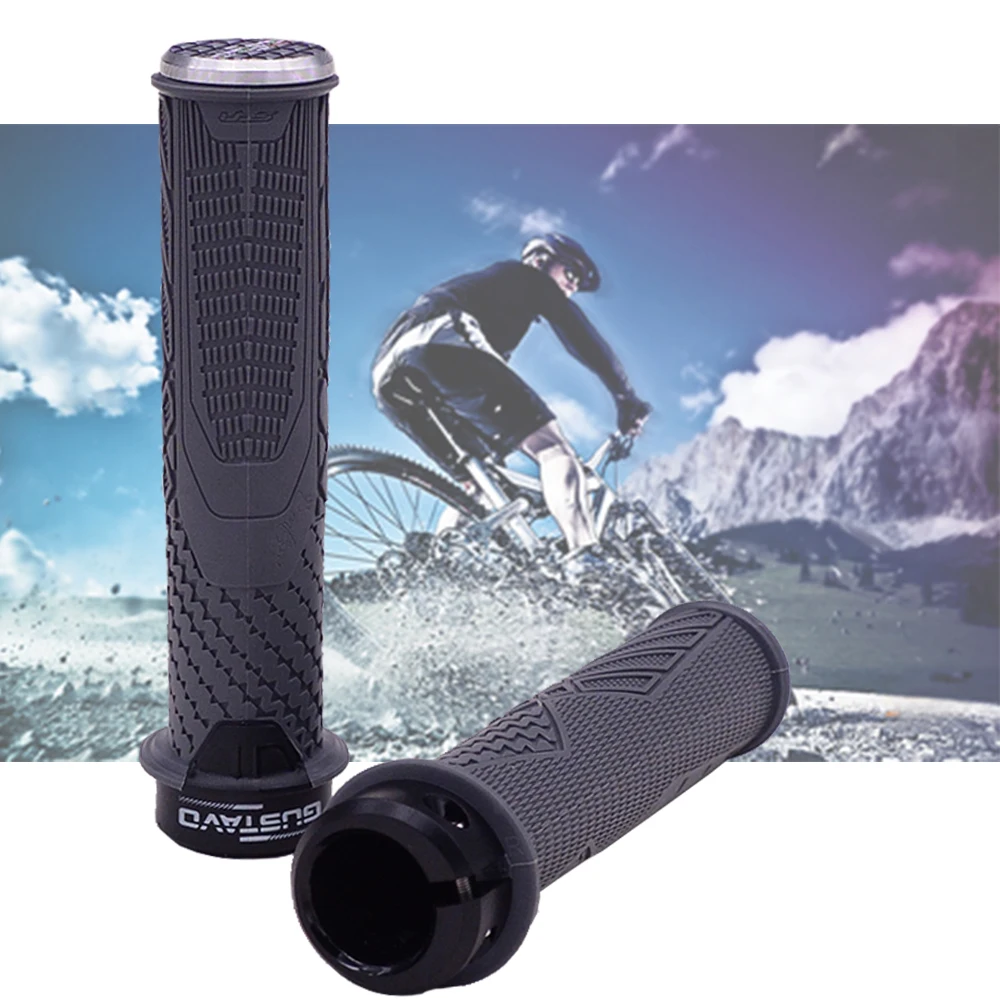 GUSTAVO Bicycle Single lock Handlebar Grips comfortable Mountain Bike Grips