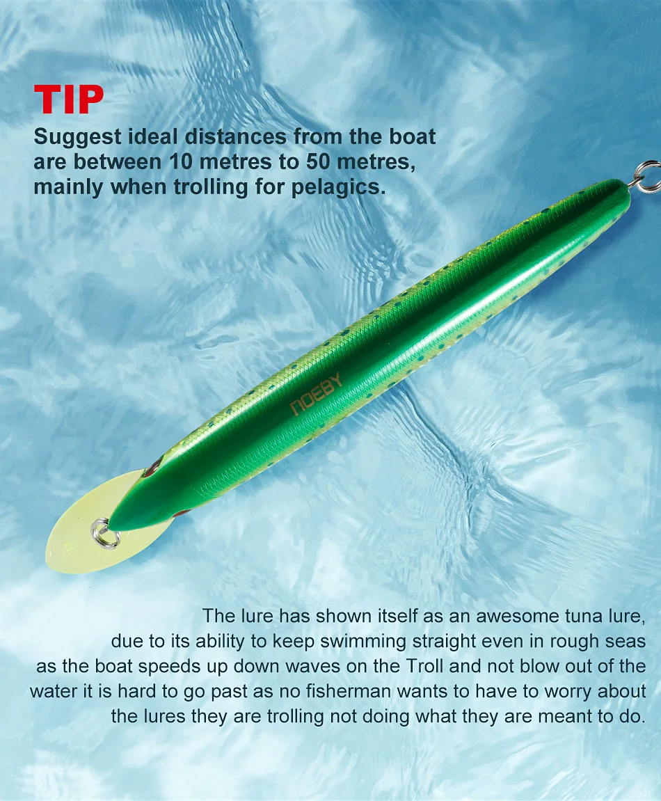 NOEBY Tieftauchender Trolling-Minnow-Köder 180mm 48g Big Game Boot Salzwasser Harter Köder Thunfisch-Angeln – Detail 8