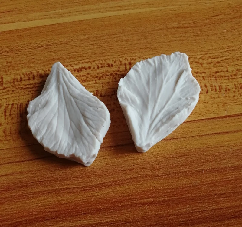 Mini Hibiscus Petal Veiner Silicone Mold Chocolate Fondant Gumpaste Sugar Clay Flower Mould Cake Decorating Tools M2090