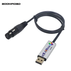 Contrôleur DMXorgFreestIB avec Wild USB vers Convertisseur DMX, Effet de Lumière de Scène Professionnel, Console PC Win10