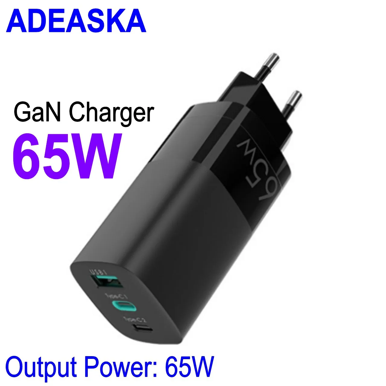 

65W GaN Charger Quick Charge 4.0 3.0 Type C PD USB Charger Fast Charging USB-C For Switch MacBook Air iPad Pro Samsung Note