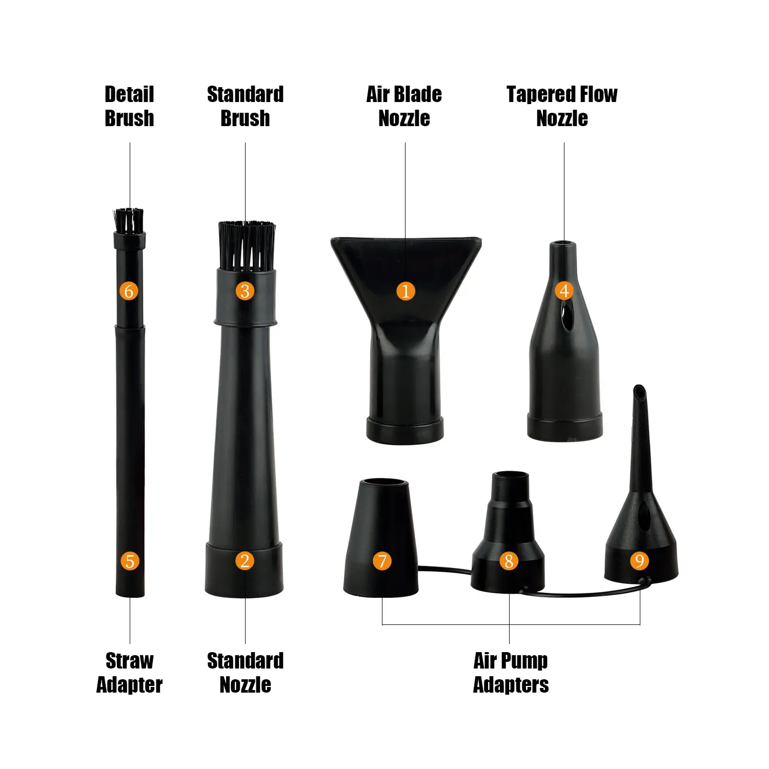 XPOWER منفاخ أوراق الهواء 550 واط منفاخ الهواء الكهربائي الكمبيوتر تنظيف منفاخ الغبار مكنسة كهربائية المنزل سيارة نظافة مجفف الحيوانات الأليفة الصغيرة