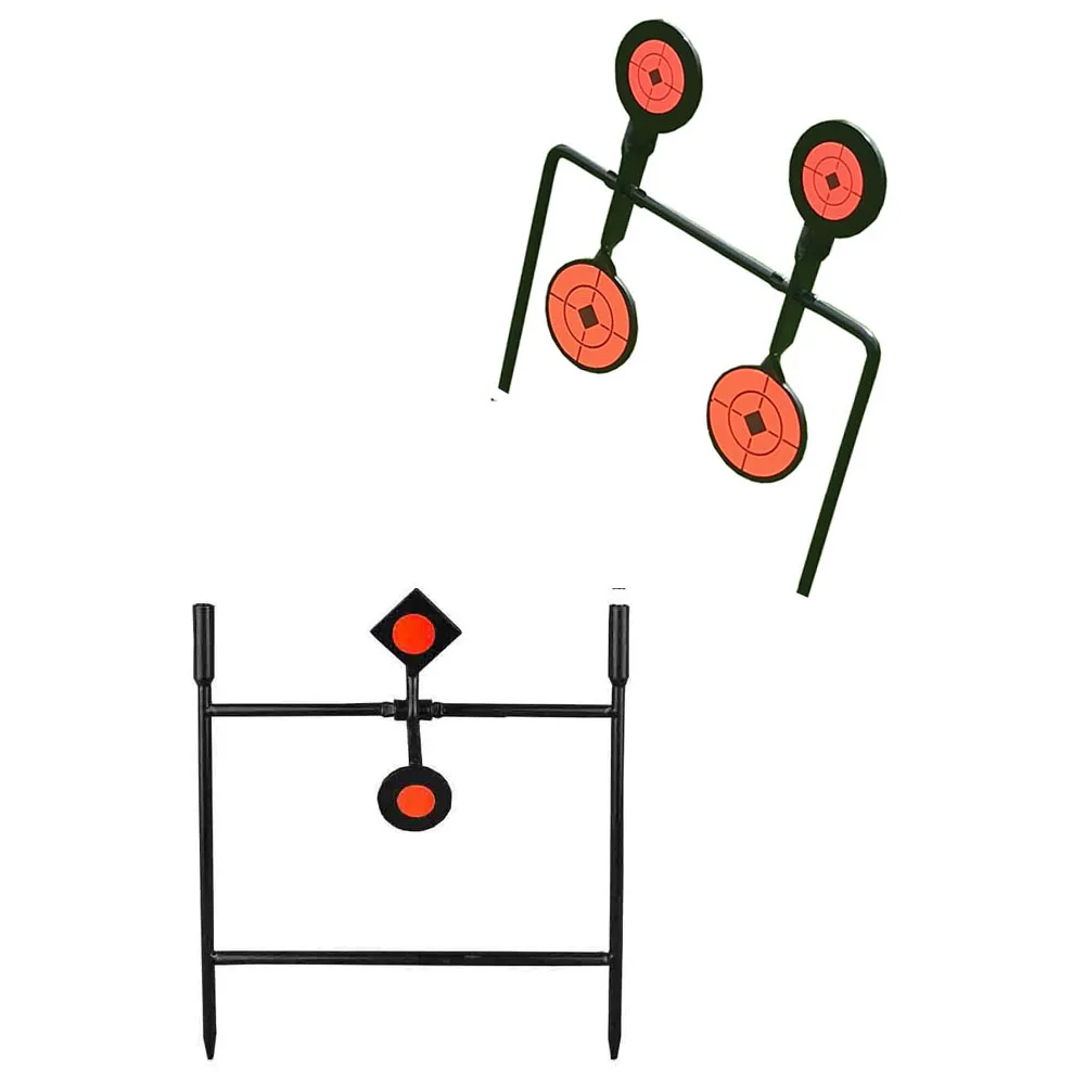 Metal spinner air rifle target self reset target