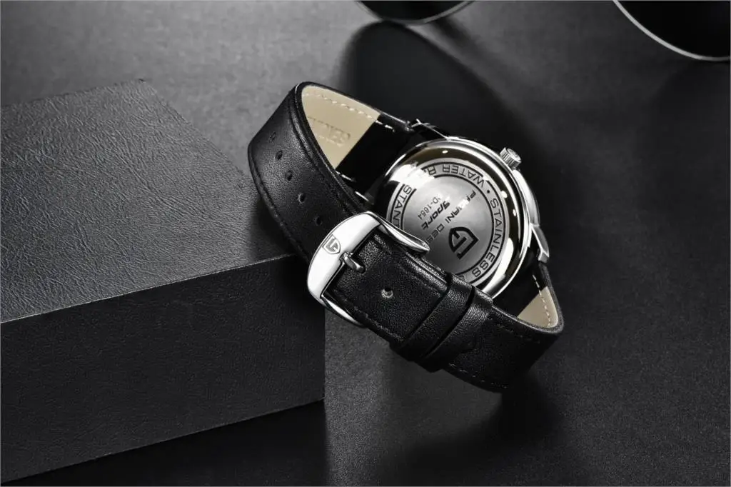 Original PAGANI DESIGN 1654 Modische Casual Sportuhr Herren Militäruhr Edelstahl Wasserdichte Quarzuhr Reloj Hombre – Detail 4