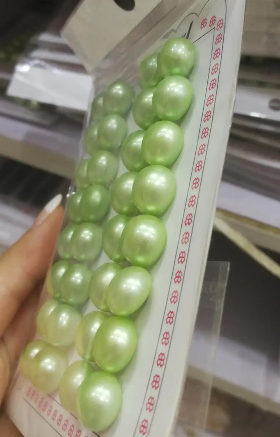 

32Pcs light green pearls 11-12mm Pearl Plum Half Hole Drilled Pearl Super Luster Button Natural Freshwater pearl Loose Beads