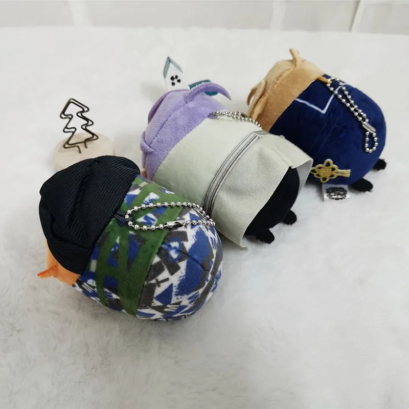 8CM Cartoon Stuffed Toys Anime Hypnosis Mic Division Rap Battle Kawaii Arisugawa Dice Aohitsugi Samatoki Plush Pendant Dolls