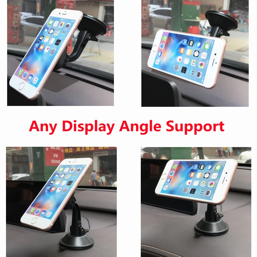 New Carbon Fiber Magnetic Holder Car Phone Holder Stand Mount Display Bracket Stand Support 360 Rotatable Car Holder Magnetic