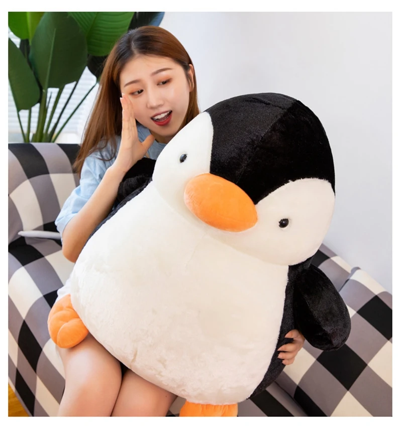 

2020 New Kawaii Animal Penguin Plush Toy Big Fat Soft Animals Doll Penguins Pillow for Girl Baby Gift Decoration 24inch 60cm