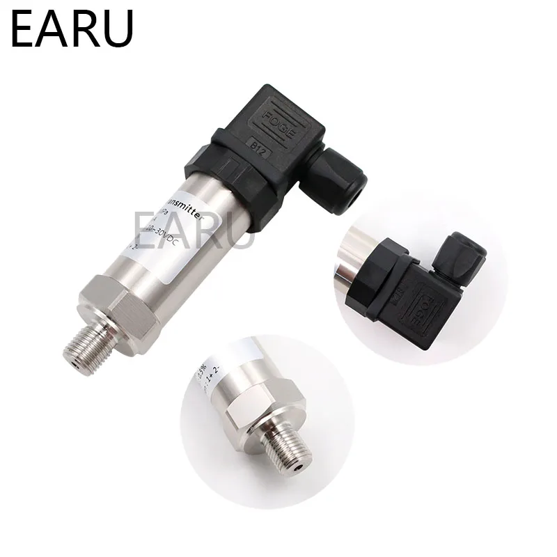 Free Shipping,-1~0~10bar/16bar/6bar/25bar, 10-30VDC, G1/4, 4-20mA Output, 0.5%, Pressure Transmitter Pressure Transducer Sensor