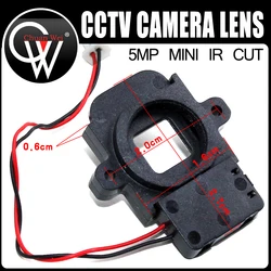 Mini wycięty m12 mocowanie 5.0 megapikseli obiektyw otworkowy specjalny filtr podczerwieni podwójny przełącznik ICR IR-CUT uchwyt obiektywu 20mm